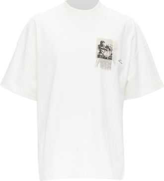 Jil Sander 2021 Florence Henri photo patchwork oversized boxy t-shirt XS