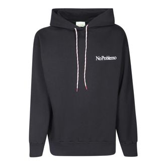 Aries Hombre, Sudaderas, Negro, Talla: S