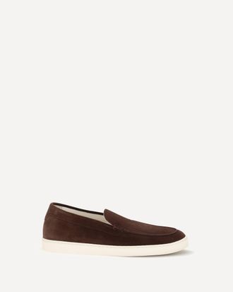 Brunello Cucinelli Suede Loafers Male 40