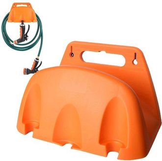 OEM Soporte Para Manguera, Carrete Para Manguera De Jard&iacute;n, Sistema Para Colgar Manguera De Jard&iacute;n, Garajes Y Espacios Industriales, Color Naranja