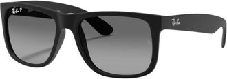 Ray-Ban Justin Classic Zonnebril - unisex - Zonnebrillen - Zwart - 55 MM - Nylon - Accessoires
