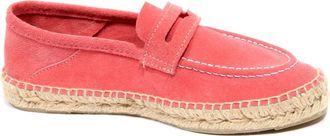 Maneb&igrave; Suede Espadrille Loafer Schoen - Dames - Espadrilles - Roze - 36 EU - Schoenen