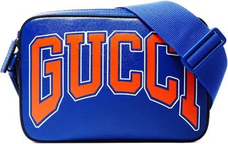 Gucci Borsa a spalla con logo 2010-2020 - Blu