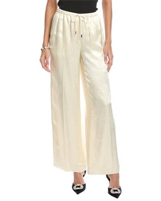 SIMKHAI Elliat Straight Leg Silk Pant