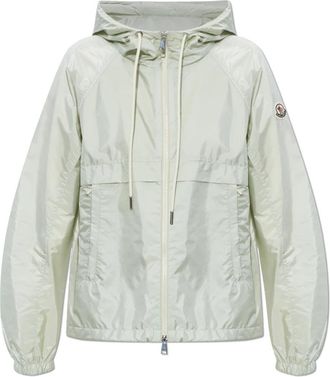 Moncler Coquelicot Hooded Jacket - Dames - Zomerjassen - Groen - M - Nylon - Jassen