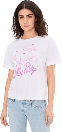Lilly Pulitzer Stella Knit Top Womens Clothing Aries Graphic : XXS, Cotton
