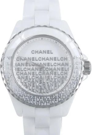 Chanel Pre-owned Vintage Polshorloge - Dames - Vintage Horloges - Wit - ONE Size - Vintage