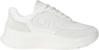 Ralph Lauren Franky Sneaker - Dames - Schoenen - Wit - Maat: 37 EU Leer