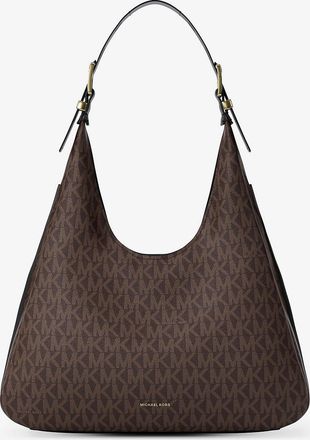 Michael Kors Nolita Large Signature Logo Hobo Shoulder Bag
