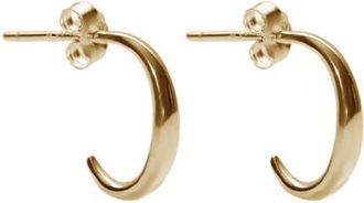 Argento Vivo Small Oval J-Hoop Earrings in Gold at Nordstrom
