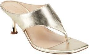 Marc Fisher Adia Flip Flop in Metallic Gold at Nordstrom Rack, Size 10
