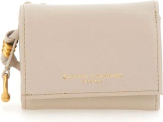 Gianni Chiarini PF W5065 Compacte Portemonnee - Dames - Portefeuilles - Beige - ONE Size - Leer - Accessoires