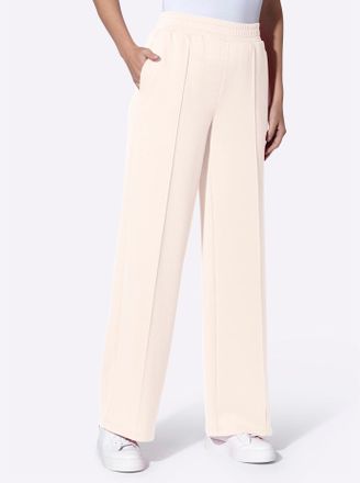 Heine Sweathose HEINE, Damen, Gr. 34, Normalgr&ouml;ssen, champagner, 55% Viskose, 40% Polyester, 5% Elasthan, unifarben, Hosen Sweathose