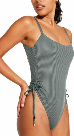 Vitamin A Womens Gemma One Piece In Ecorib Sea Green