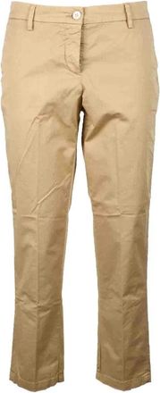 White Sand Straight-Leg Beige Trousers With Mid-Rise Waist And Minimalist Design