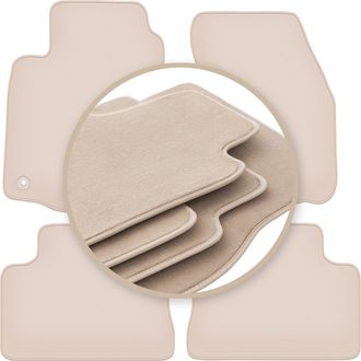 OEM Tappetini Beige Di Alta Qualit&agrave; Per: Mitsubishi Colt V / Cjo Hatchback 1996-2003