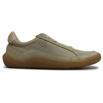 Vivobarefoot Gobi Sneaker Leather Mens Comfort Trainers - Sand - Size:UK 11.5
