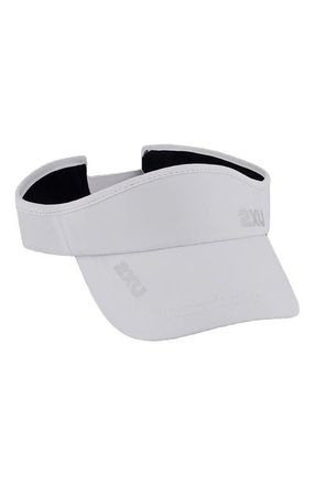 2XU Run Visor in White/white at Nordstrom