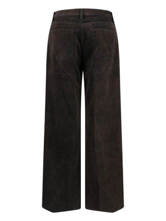 Frame Denim Womens Trousers Brown Cotton