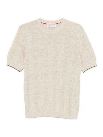 Brunello Cucinelli Short Sleeve Sweater