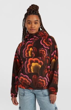O'Neill Strickfleece-Pullover ONEILL ORIGINALS SUPERFLEECE HZ HOOD, Damen, Gr. XS (34), braun original, Obermaterial: 100% Polyester, Pullover Strickfleece-Pu