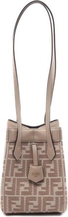 Fendi Pre-owned Fendi Mini Zucca Canvas Origami Shoulder Bag Ladies 8P5GY1EHCWYXHHBB