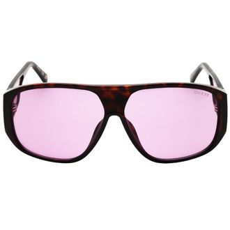 Guess Zonnebril Met Donker Havana Montuur En Violet Montuur
