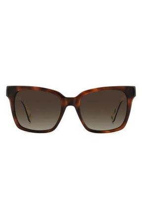 Kate Spade New York harlow gs 55mm gradient polarized square sunglasses in 0086-Ha at Nordstrom Rack