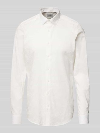 Olymp Level 5 Slim Fit Businesshemd mit extra langem Arm in Ecru, Gr&ouml;&szlig;e 41L