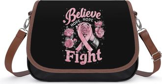 Generic Breast Cancer Awareness Month Fashion Womens Crossbody Bags Novelty Handbag Shoulder Bag Purse