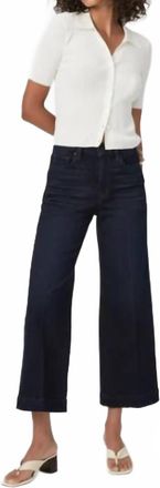 Paige Anessa Wide Leg Jeans In Duchess