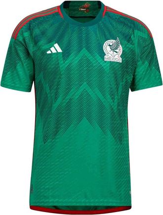 adidas Mexico 22 Home Authentic Jersey Asia Sizing Asian Sizing Vivid Green HD6898