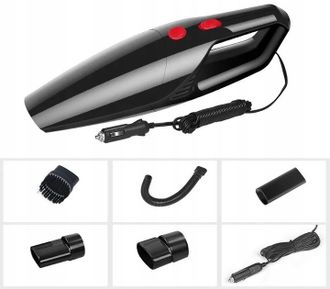 OEM Aspiradora De Coche Negra Con Cable