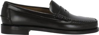 Sebago Dark Brown Patent Leather Penny Loafers