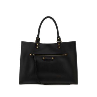 Balenciaga Large Le City Sleek Leather Tote Bag