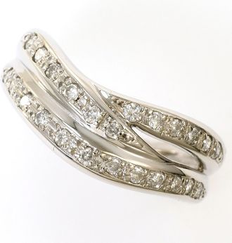 C&A Platinum Platinum 900 Band Ring (Pre-Owned)