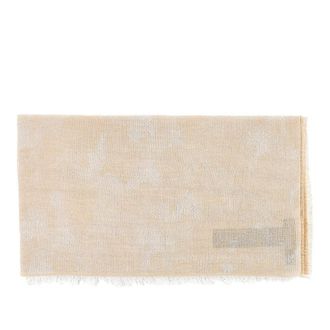 Emporio Armani Viscose and linen-blend scarf Woman One Size