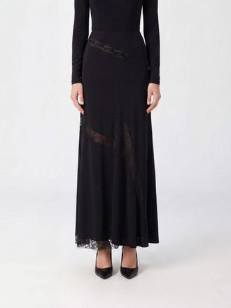 Msgm Gonna in viscosa e pizzo