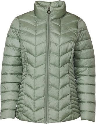 Danwear Luxe Groene Donsjas Gunda 66 - Dames - Winterjassen - Groen - 5XL - Nylon - Jassen