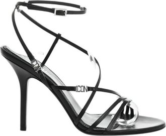 Dsquared2 Black Logo Heels