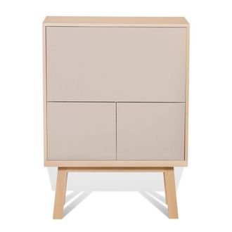 Mon Petit Meuble Fran&ccedil;ais Escritorio de madera de fresno de 90 cm