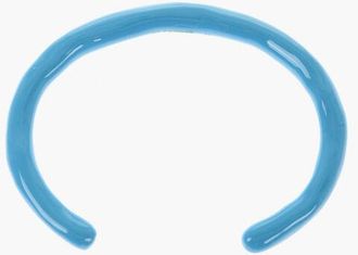 Jil Sander Enamelled Brass NEW LIGHTNESS Rigid Bracelet size M