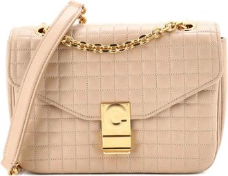 Celine C Bag Quilted Leather Medium shoulder bag - Toni neutri