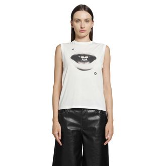 Fendi Ti Amo Print Jersey Top