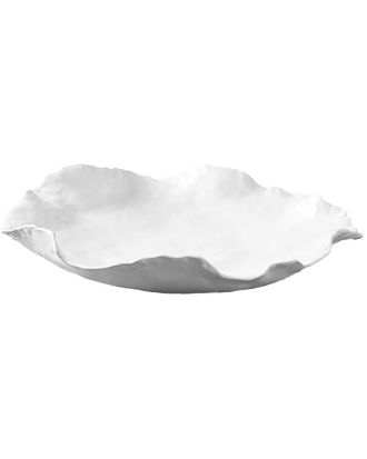 Tozai Home Large White Free Form Bowl