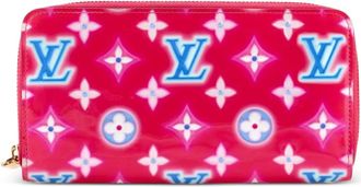 Louis Vuitton Zippy Wallet Valentine Neon Monogram Vernis small wallets - Rosa