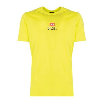 Diesel Heren, Tops, Geel, Maat: XL Katoen