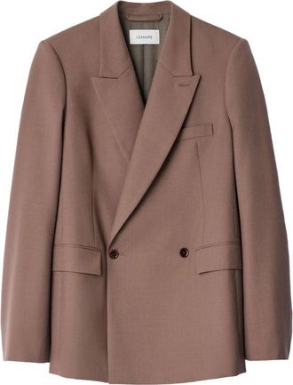 Christophe Lemaire Double-breasted Tailored Jacket In Tropical Wool Blend