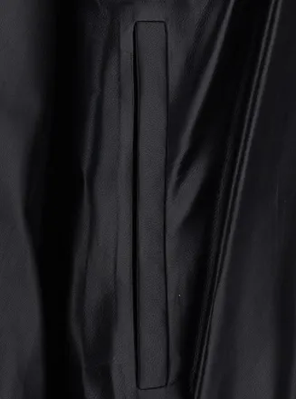 Arma Womens Leather Jacket Giusy Black Coat