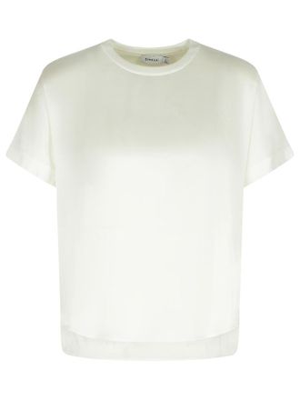 SIMKHAI Addy White Acetate Blend T-Shirt